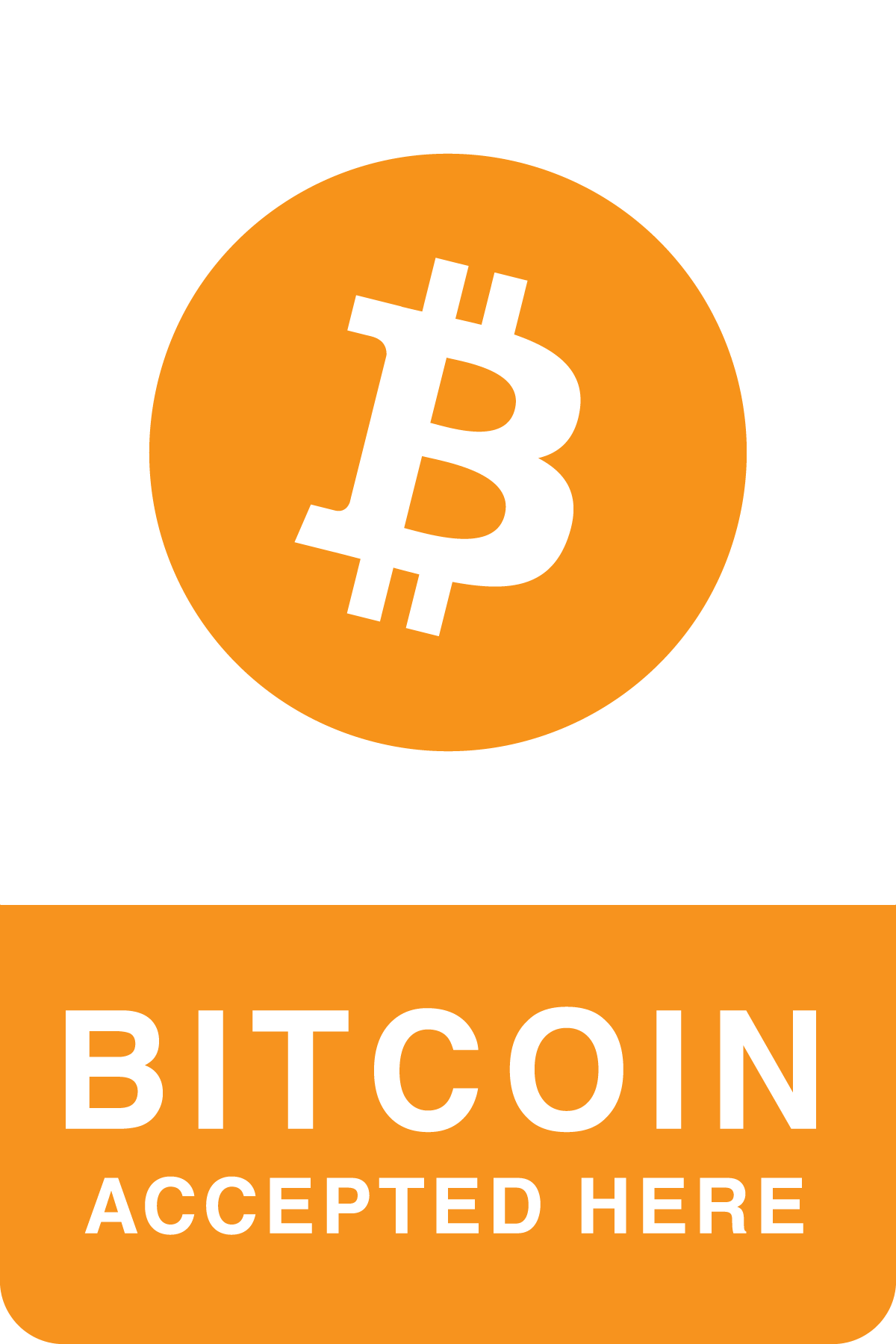 We accept bitcoin